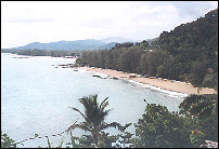 Strandabschnitt in Khao Lak